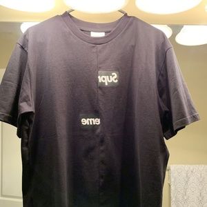 Supreme Comme des Garcons SHIRT Split Box Logo Tee